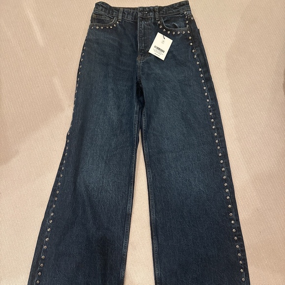 COPY - Reformation Cary High Rise Slouchy Wide Leg Jeans - Picture 1 of 1